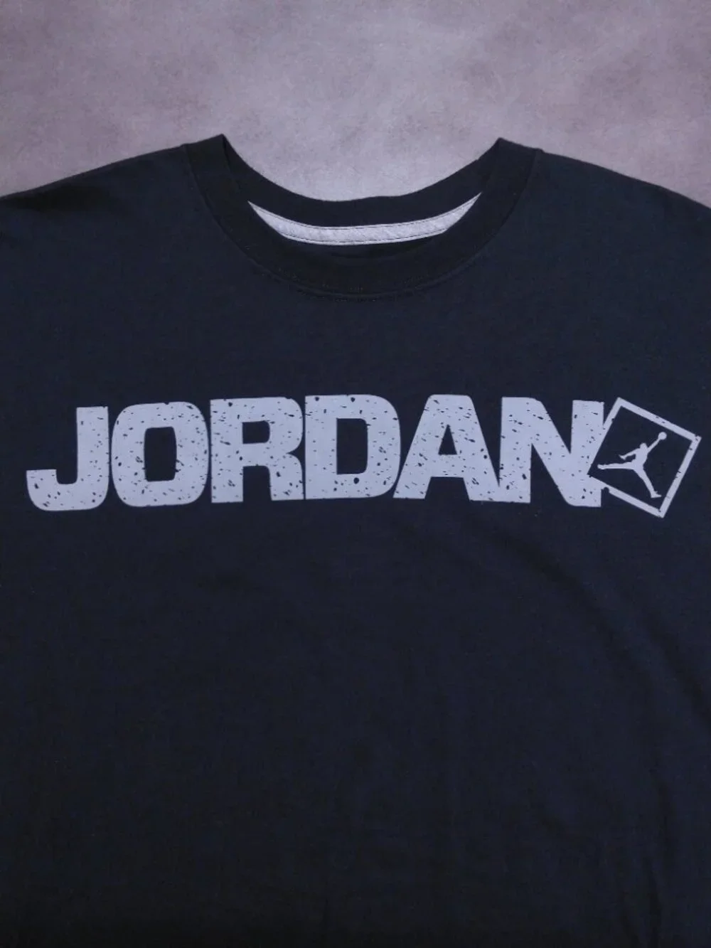 AIR JORDAN T Shirt XXL Black Gray Grey ELEPHANT PRINT Graphic Tee 2XL RETRO Nike